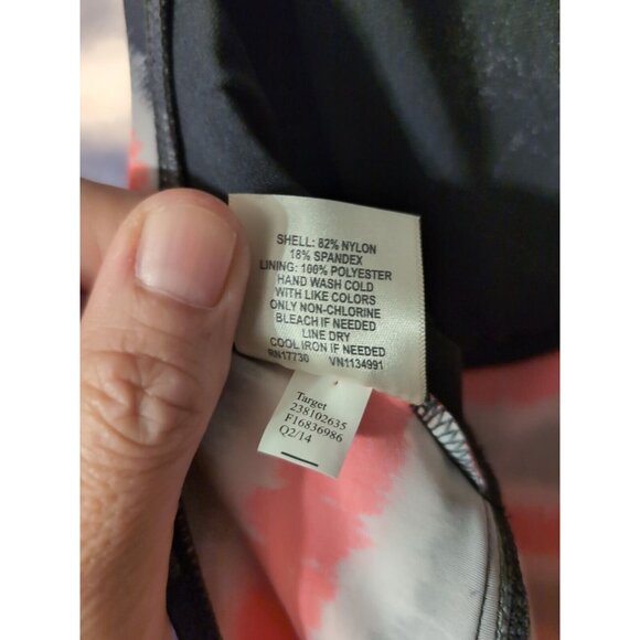 Converse One Star Striped Lightly Padded Tie Neck Takini Junior Size XL - Picture 4 of 6